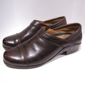 ARIAT 7.5 Brown Leather Sports Clogs